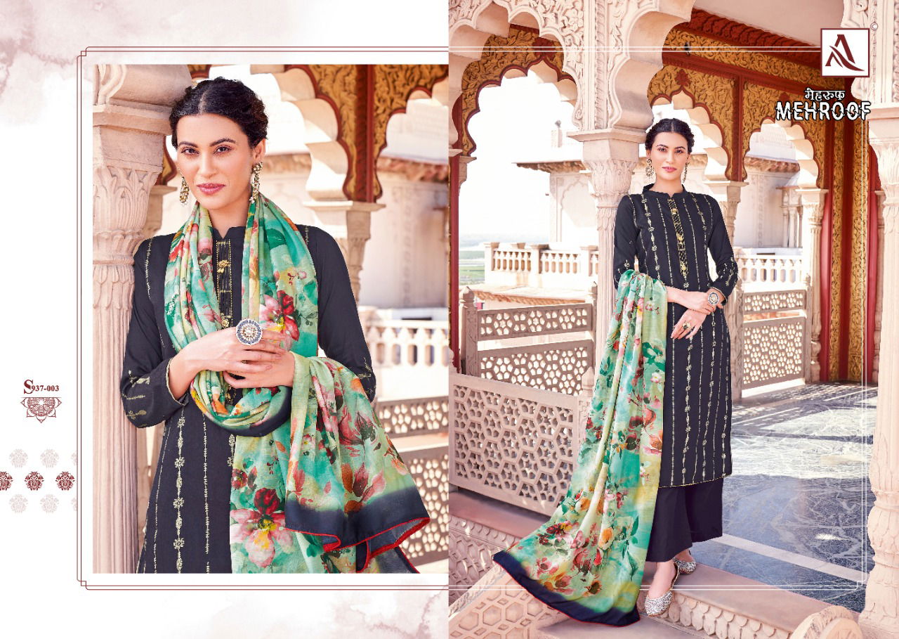 Alok Mehroof New Regular Wear Rayon Ready Made Jam Cotton Collection